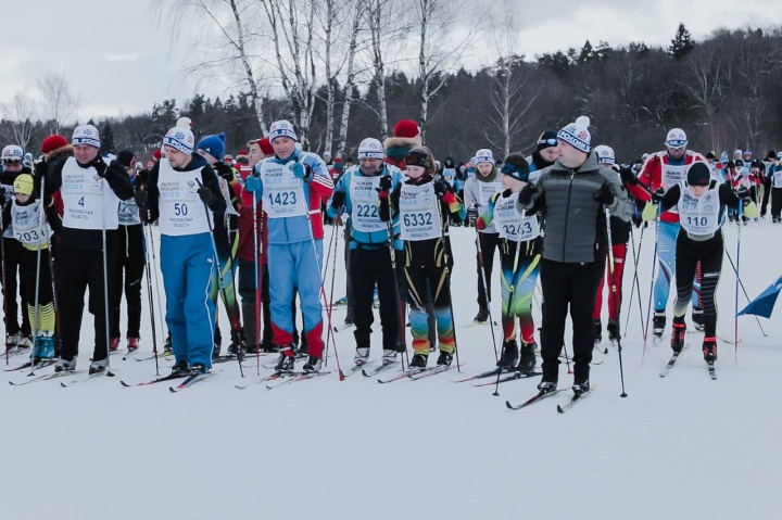 Юбилейная гонка «Лыжня России» стартовала в Химках